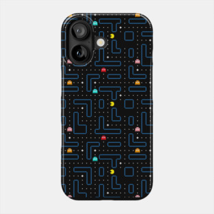 Pac-Man Retro Arcade Video Game Design Phone Case