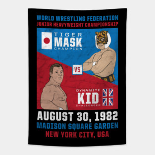 Tiger Mask vs. Dynamite Kid Tapestry