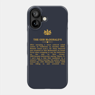 Real Historical Philadelphia - The ODB McDonald's Phone Case