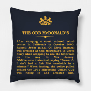 Real Historical Philadelphia - The ODB McDonald's Pillow