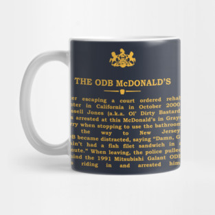 Real Historical Philadelphia - The ODB McDonald's Mug