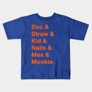 1986 Mets Names Kids T-Shirt