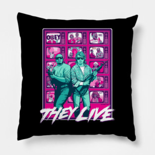 THEY LIVE - 80's Attack Pillow