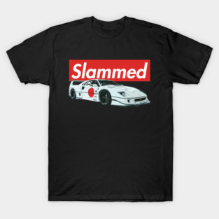 f40 liberty walk lbwk bodykit widebody stance turbo T-Shirt