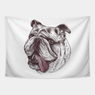 Bulldog Tapestry