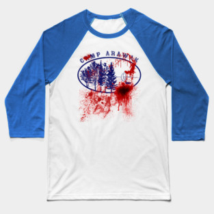 Angela's Camp Arawak Tee - Sleepaway Camp Baseball T-Shirt