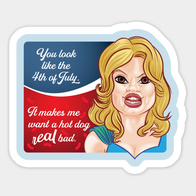 makes me want a hotdog real bad Magnet by majanation