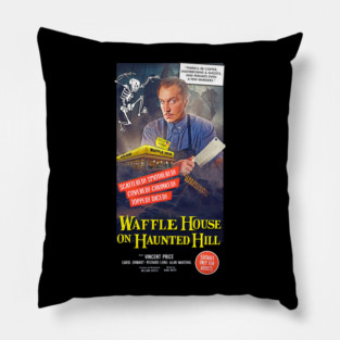 Waffle House on Haunted Hill Pillow