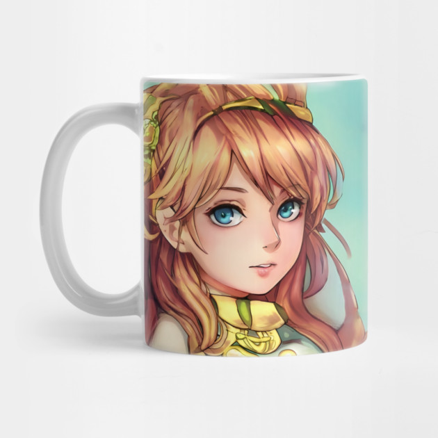 Cute Brown Hair Anime Girl by animegirlnft