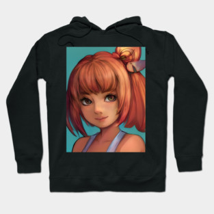Cute Red Hair Anime Girl Hoodie