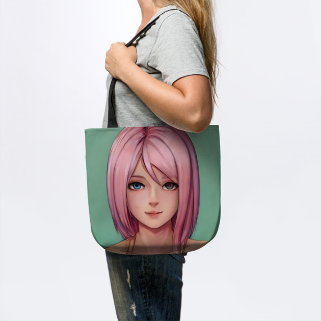 Pretty In Pink Hair Anime Girl Next Door by animegirlnft