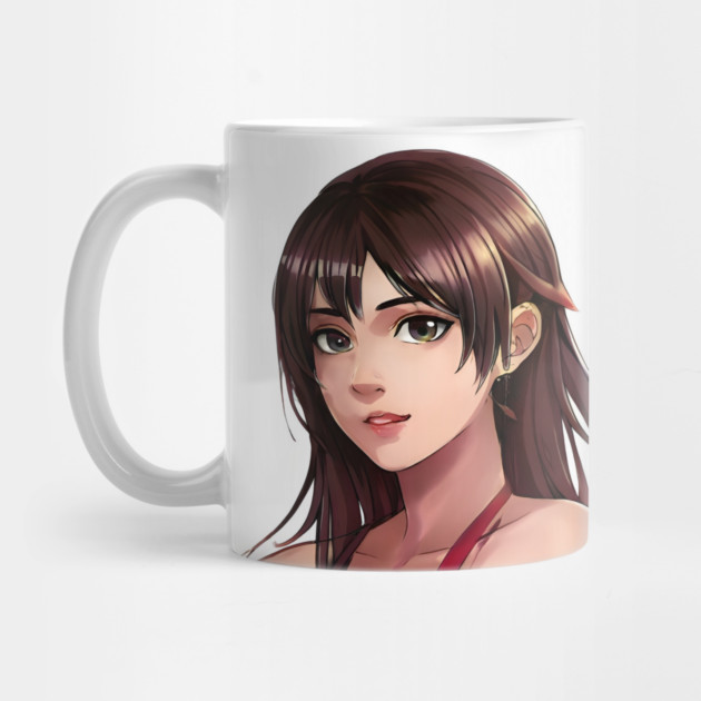 Brown hair anime pretty girl by animegirlnft