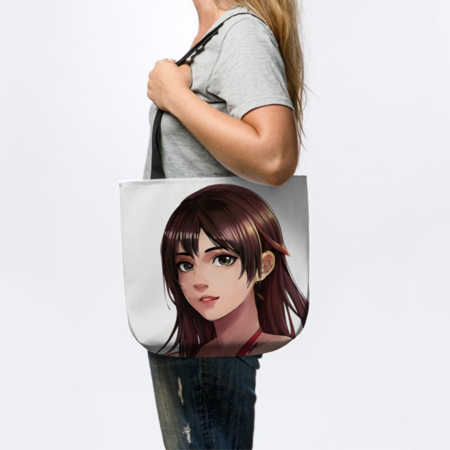 Brown hair anime pretty girl by animegirlnft