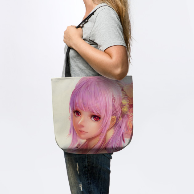 Pink Hair Pretty Anime Girl by animegirlnft