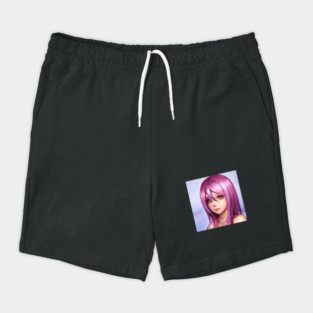 Purple hair cosplay anime girl Shorts
