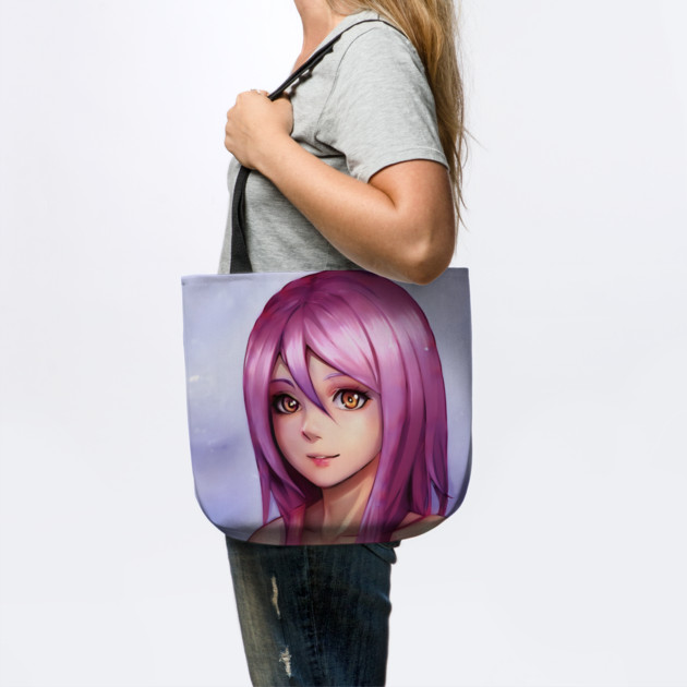 Purple hair cosplay anime girl by animegirlnft