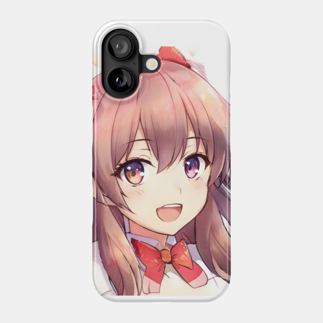 Brown hair beautiful anime girl Phone Case by animegirlnft