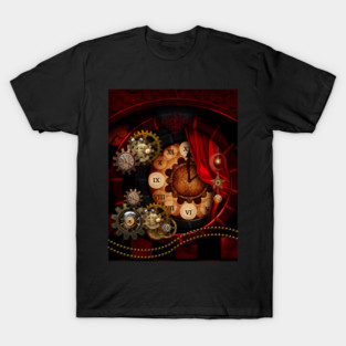 Steampunk, awesome clockwork with gears T-Shirt