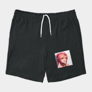 Beautiful redhead anime girl Shorts