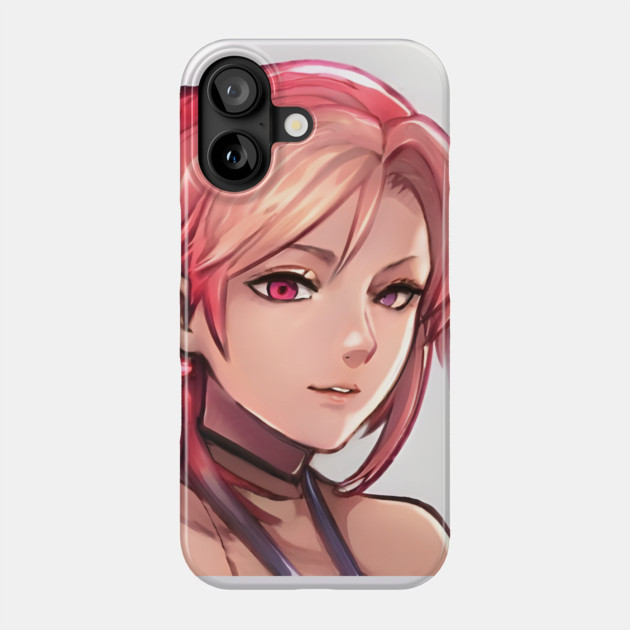 Beautiful redhead anime girl Phone Case by animegirlnft