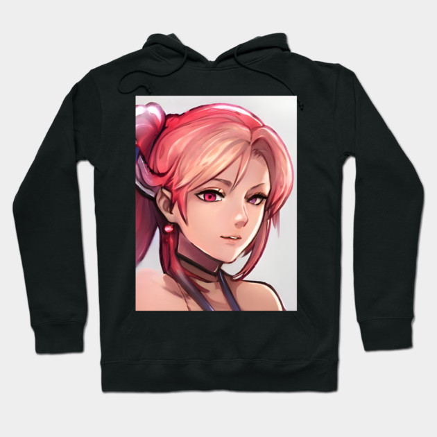 Beautiful redhead anime girl Hoodie by animegirlnft