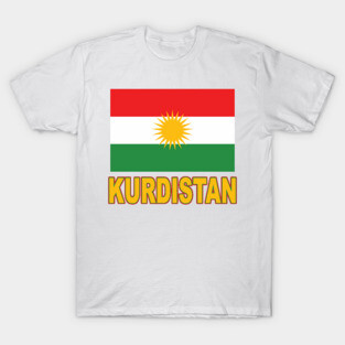 The Pride of Kurdistan - Kurdish Flag Design T-Shirt