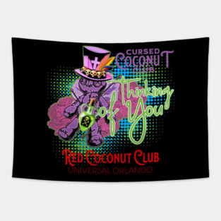 Cursed Coconut Club at the Red Coconut Club in Orlando Florida Tapestry