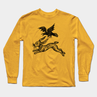 The Hare and the Raven Long Sleeve T-Shirt