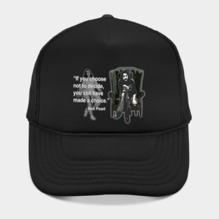 Rush - Neil Peart FREEWILL Quote Hat