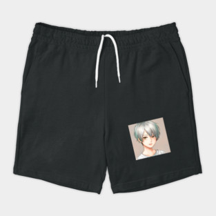 Green hair tomboy anime girl Shorts