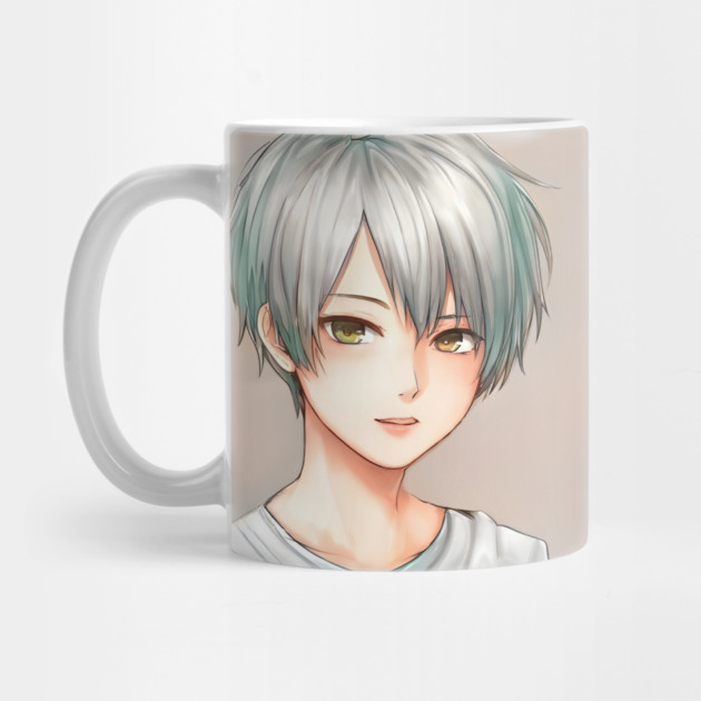 Green hair tomboy anime girl by animegirlnft