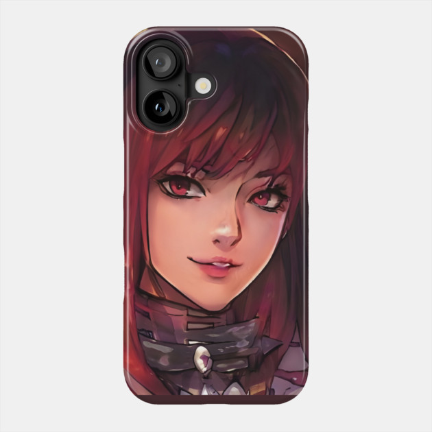 Sexy red hair anime girl Phone Case by animegirlnft