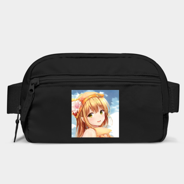 Cute anime face of blonde girl by animegirlnft