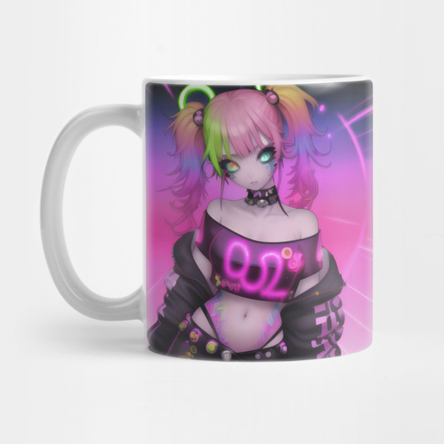 Sexy Cosplay Rave Kawaii Girl by animegirlnft