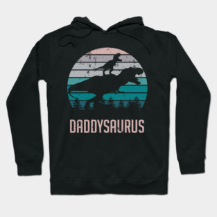 Daddysaurus T-Rex Dinosaur Hoodie