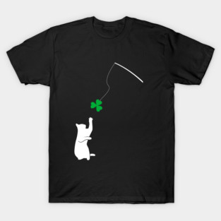 St Patricks Day - funny cat T-Shirt
