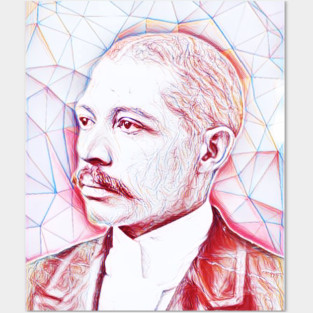 George Washington Williams Portrait | George Washington Williams Artwork | Line Art Posters and Art