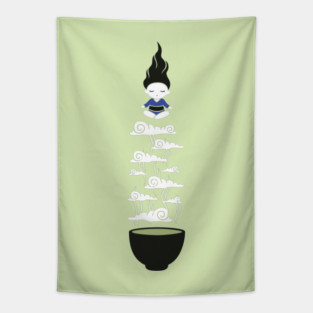 Zen Tea Tapestry
