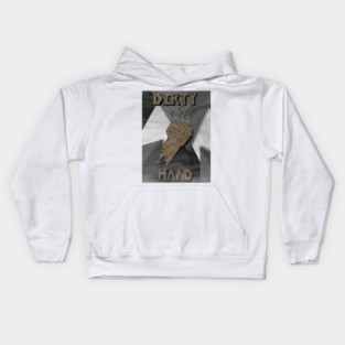 Dirty Hand Fan Art Kids Hoodie