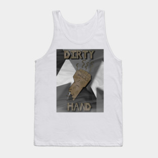 Dirty Hand Fan Art Tank Top