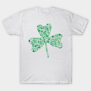 Shamrock Music Notes T-Shirt