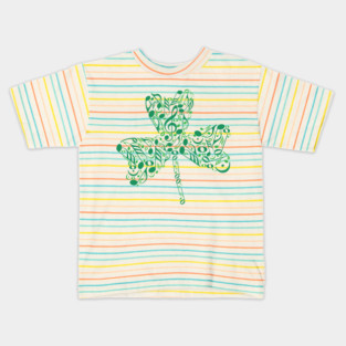 Shamrock Music Notes Kids T-Shirt