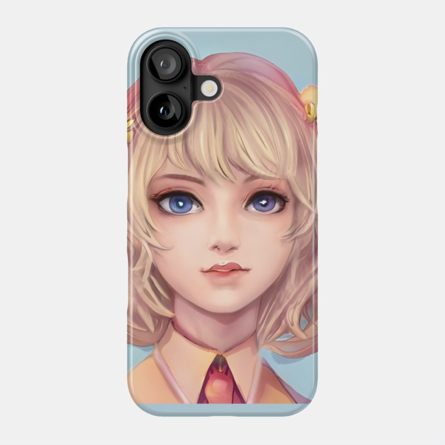 Pretty blonde anime girl Phone Case by animegirlnft