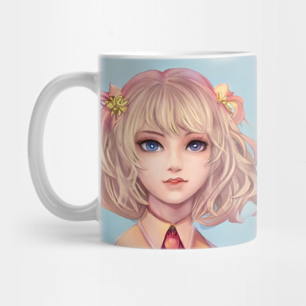 Pretty blonde anime girl by animegirlnft