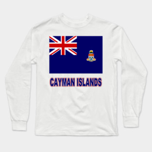 The Pride of the Cayman Islands - Cayman Islands Flag Design Long Sleeve T-Shirt