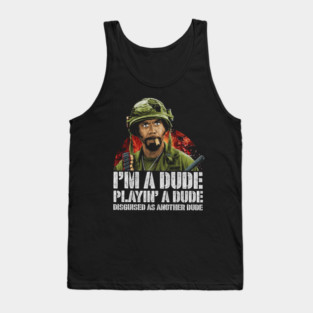 Tropic Thunder, Kirk Lazarus, Cult Classic Tank Top