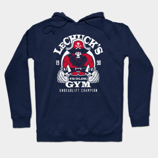 Ye Olde Gym - Pirate Body Building - Retro Video Game Hoodie