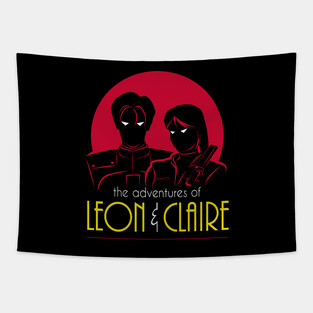 The Adventures of Leon & Claire Tapestry