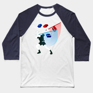 Beat Saber Girl - Meme Edition Baseball T-Shirt