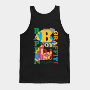 Hip Hop Pillars Colour tee Tank Top